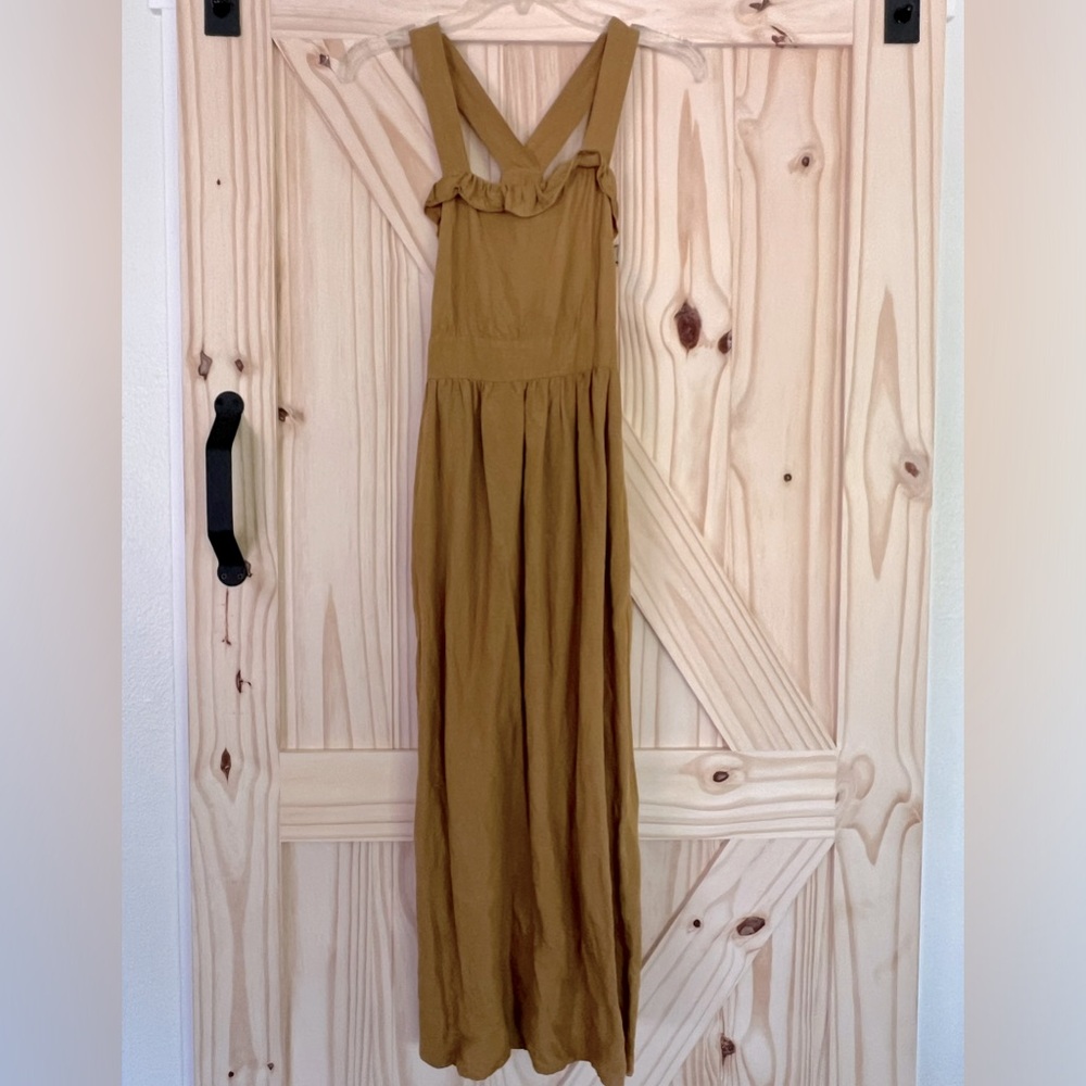 Zara apron style maxi dress